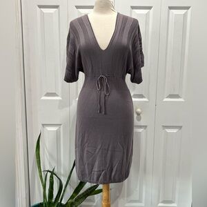 Max Studio Heather Gray Sweater Dress